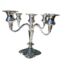 A 20th Century Ornate Electroplate Candelabra