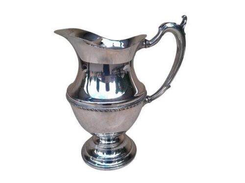 A 20th Century Silver Plate Water Jug With Handle