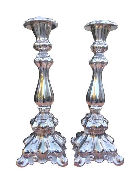 A 20th Century Pair of  Ornate Candle Sticks / Holders