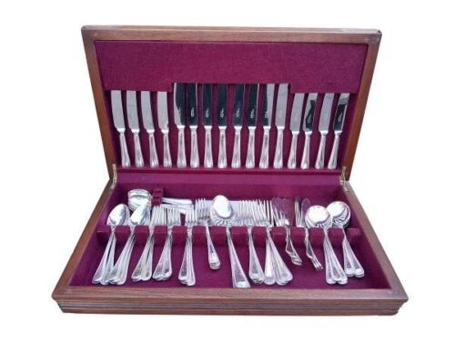 A 20th Century Eight (8) Place Canteen of Silver Plate Cutlery by Arthur Price England