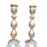 A 20th Century Pair of  Brass Candle Sticks / Holders