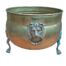 An Antique Early 20th Century Regency Brass Log Big / Jardinaire