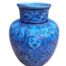 A 20th Century Blue / White Portugal Made Signed Vase