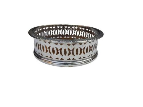 A 19th Century English Silver Plate Wine Coaster