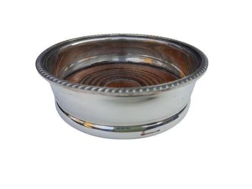 A 19th Century English Silver Plate Wine Coaster