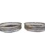 A  20th Pair Of English Stamped Silver Plated Wine Coasters