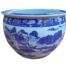 A 20TH Century Chinese Blue/White Porcelain Bowl/Planter Of Large Proportions