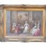 A French Music Scene Oil On Canvas Signed In An Ornate And Gilded Frame