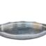A Silver Plate Oval Gallery Tray