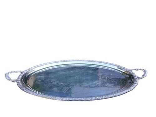 A 20th Century Silver Plate Two Handle  Tray