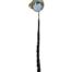 An Antique 19th Century Silver Toddy Ladle With Ebony Handle