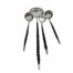 A Set Of Four Silver And Silver Plated Toddy Ladles With Ebony Handles And One With Coin