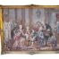 A 20th Century French Aubusson Style Cotton And Wool  In An Ornate Gilded Frame