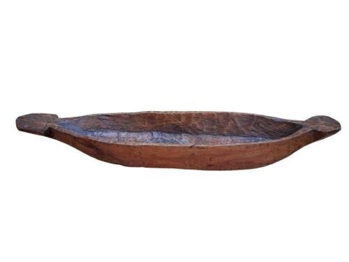 A Rare Large And Highly Decorative Carved Wooden Object