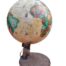 A 20th Century World Globe On Wooden Stand With Electrical Fitting