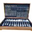 A 20th Century Eight Place (56 PIECES) OF EMESS Silver Plate Cutlery Set In Canteen