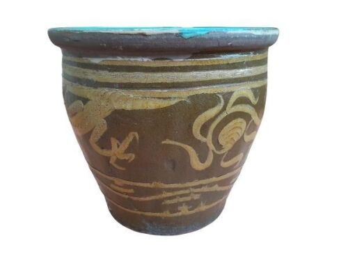 A 20th Century Large Size Chinese Dragon Bowl / Pot / Planter