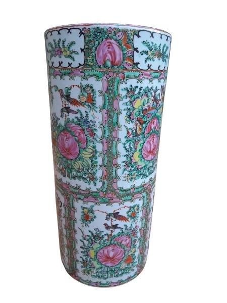 A Chinese Famille Rose Umbrella / Vase