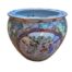 A 20th Century Chinese Mandarin Fish Bowl With Goldfish Interior