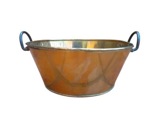 A Brass Jam Pot With Handles