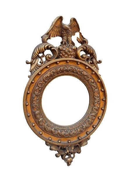 A 20th Century Federal Eagle Framed And Bevelled Mirror Of Large