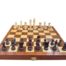 A 20th Century Complete Wooden Chess Board and Pieces