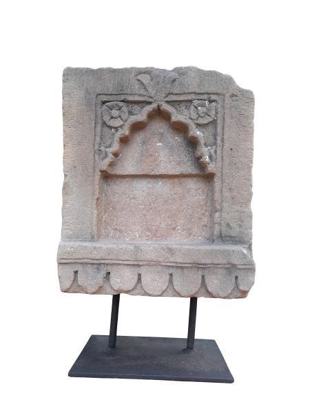 An Antique 19th Century Sandstone Block On Iron