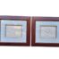 A 20th Century Pair Of Sets Of Grand Tour Plaster Intaglios Reproductions In Wooden Frames