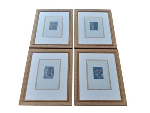 A 20TH Century  Set Of Four Works By John Moore With Titles And Numbers
