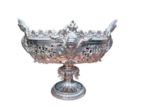 A 20th Century Victorian Style Silver Plated Centrepiece / Champagne Cooler With Liner