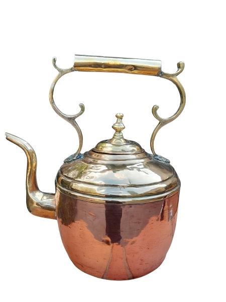 An Antique Large Victorian Copper / Brass Kettle