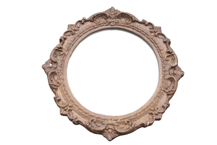 Early 20th Century Gilt Framed Convex Mirror