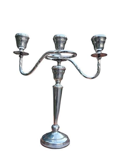 A 20th Century Silver Plate Candelabra