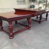 A Rare Antique English Mahogany Massive Entrance / Dining / Refectory / Display Table – Provenance Union Buildings in Pretoria - Image 6