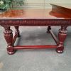 A Rare Antique English Mahogany Massive Entrance / Dining / Refectory / Display Table – Provenance Union Buildings in Pretoria - Image 8