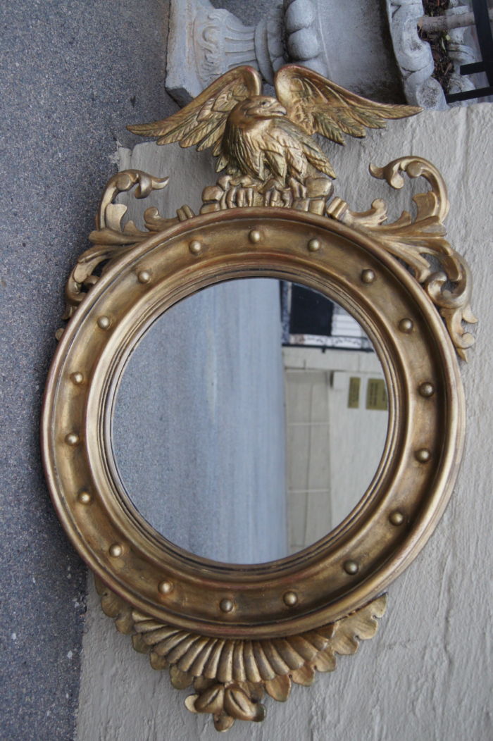 Gilded Eagle Circular Mirror - Image 3
