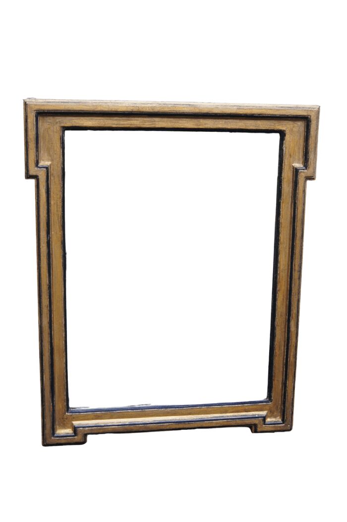 Rectangular Gilt Framed Mirror