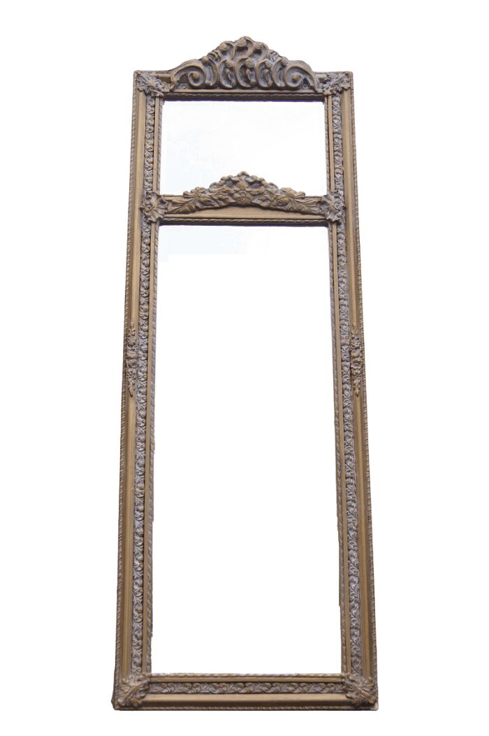 Light Gold Gilded Mirror
