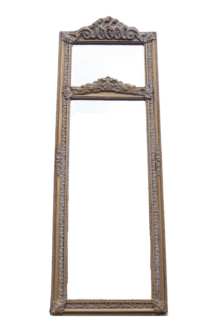 Light Gold Gilded Mirror