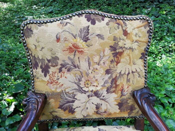A Jacobean style richly carved oak Chair 19th century-  ND                                   - Image 6