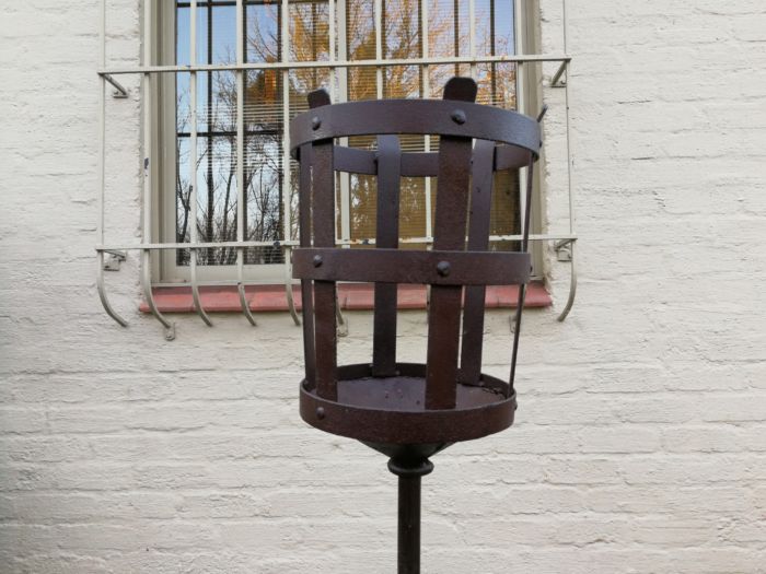 Pair Wrought Iron Torches - Image 7
