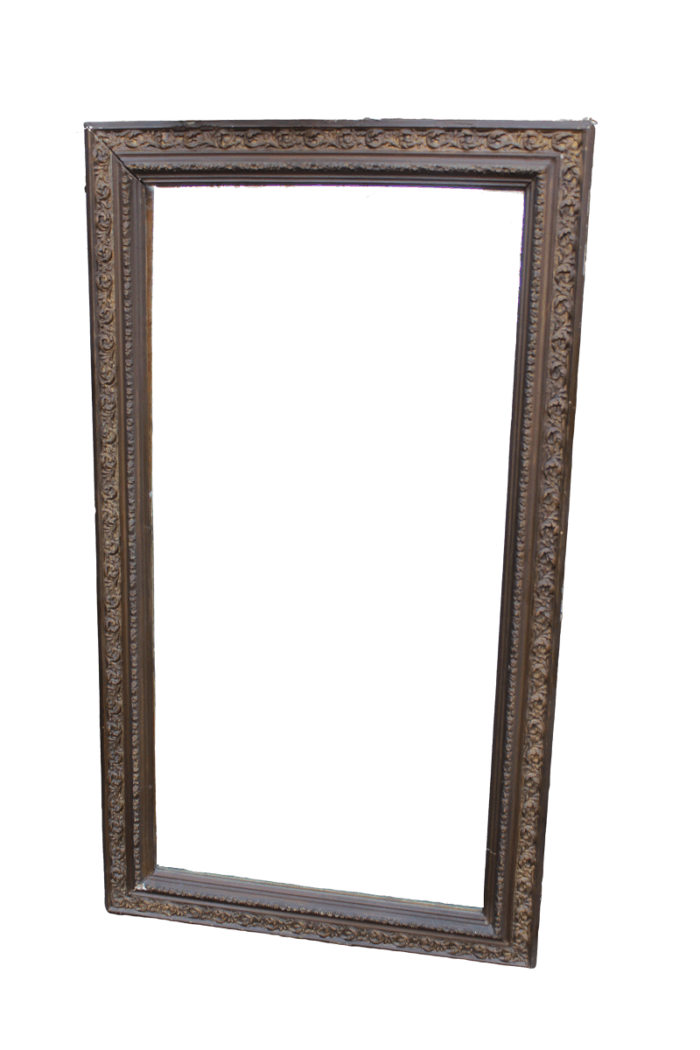 French Wooden Back & Gilt Mirror, circa 1900