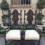 A Fine Pair Of  19th Century / Circa 1870  Heavily Carved And Oversized  Flemish Throne Chairs Upholstered In Leather