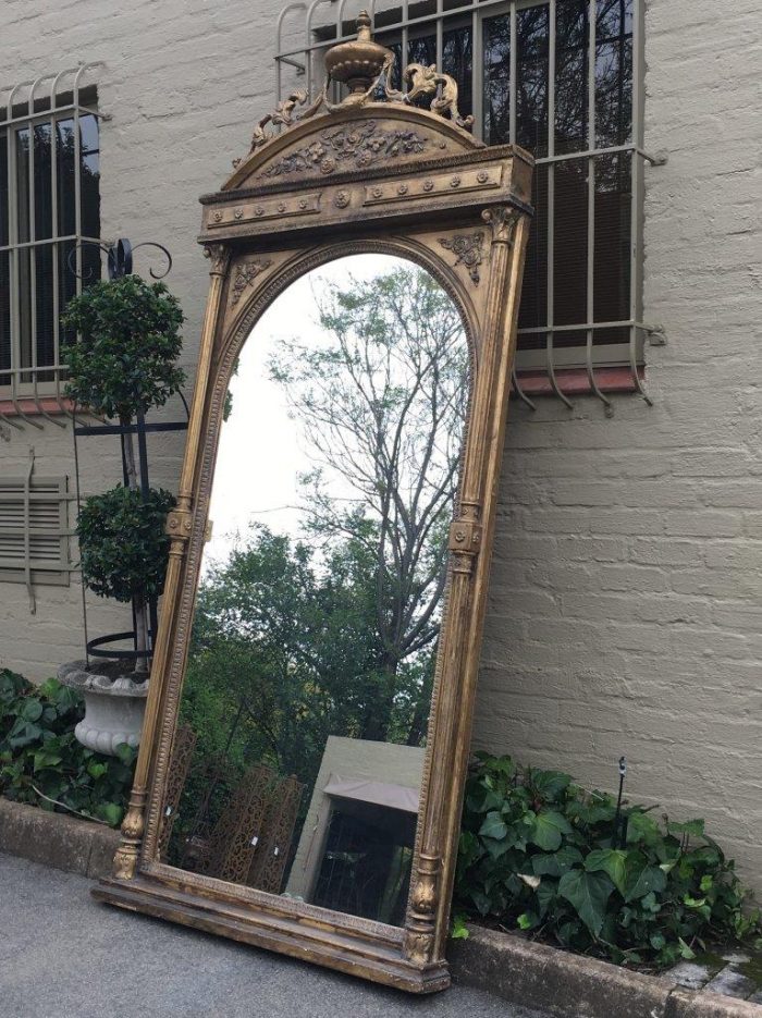 Ornate Oversized Gilded Mirror - Image 4