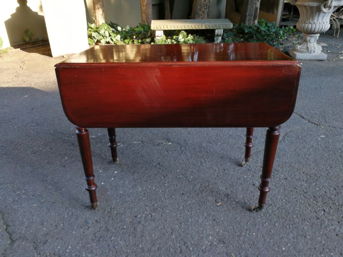 Mahogany Pembroke Drop side Table - Image 2