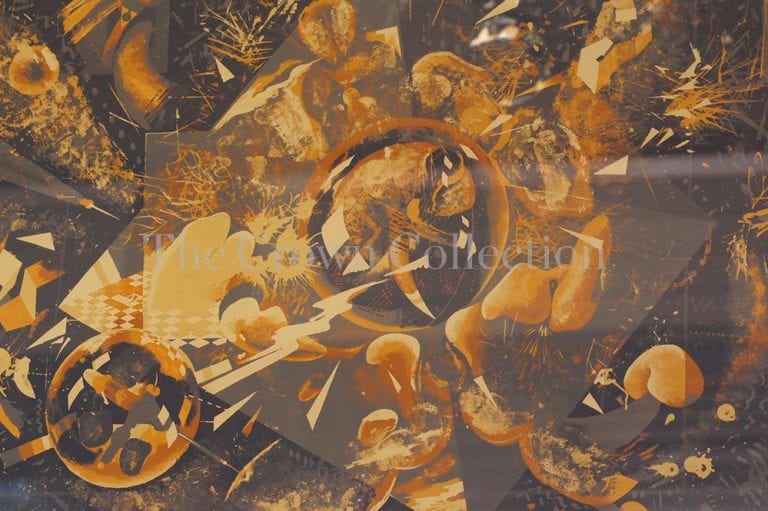 Hardy Botha Colour silkscreen abstract forms - Image 2