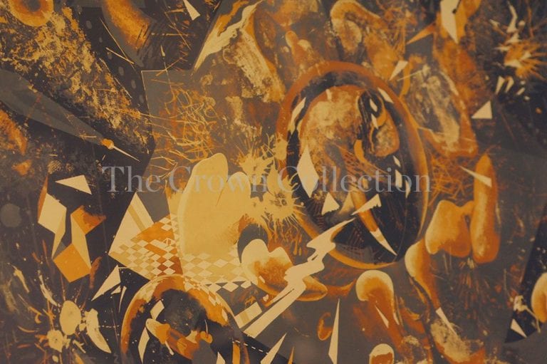 Hardy Botha Colour silkscreen abstract forms - Image 5