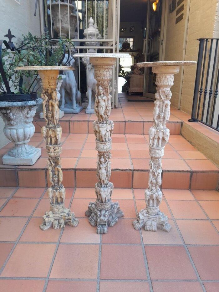 A Set of Three Columns / Candle Holders - Image 2