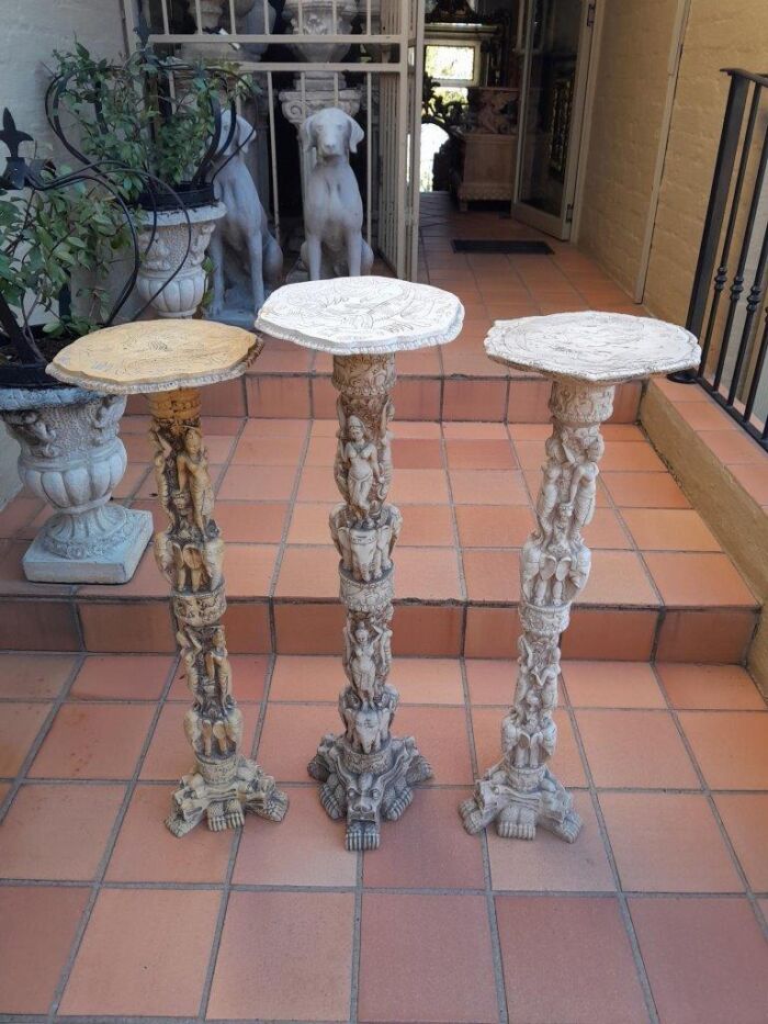 A Set of Three Columns / Candle Holders - Image 3