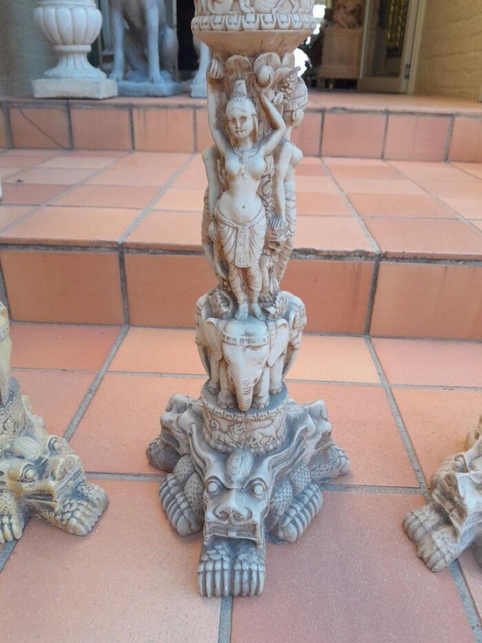 A Set of Three Columns / Candle Holders - Image 5